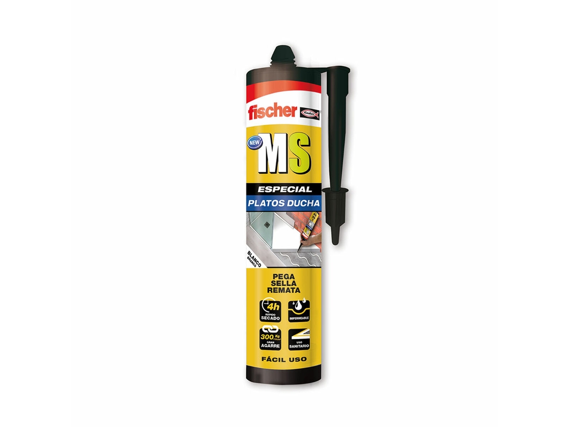 Silicona Fischer MS 568487 Blanco 290 ml