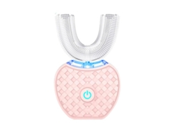 DIGITALLAB Cepillo de dientes eléctrico impermeable en forma de U inteligente rosa