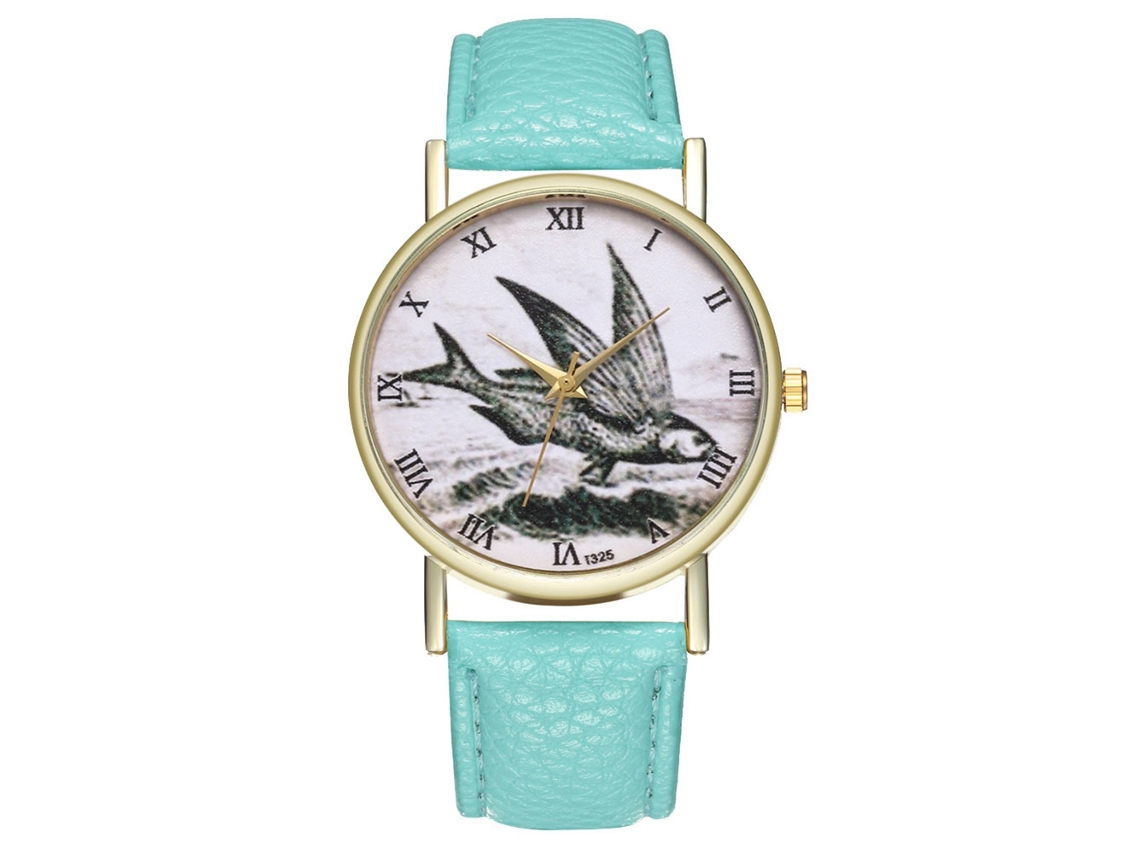 Reloj De Pulsera Unisex De Cuarzo Estilo Retro Clásico Informal Color Crema Menta