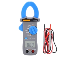 Multímetro Digital De Pinza Ts-200, Antiquemaduras, 600 A/600 V, Portátil Y Preciso, Con Múltiples Funciones Para Mediciones Eléctricas.
