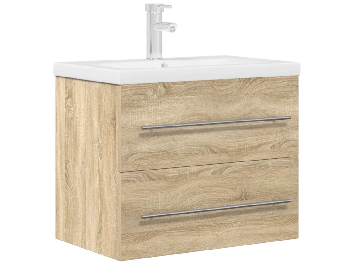 Maison Exclusive - Set De Muebles De Baño 2 Pzas Madera Contrachapada Roble Sonoma