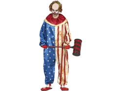 Disfraz de Hombre GUIRCA Payaso Patriota Siniestro (L )
