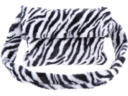 Bolso De Hombro Ciieeo Para Mujer, De Felpa Con Estampado De Cebra Y Cierre De Botón Magnético, Gran Capacidad.