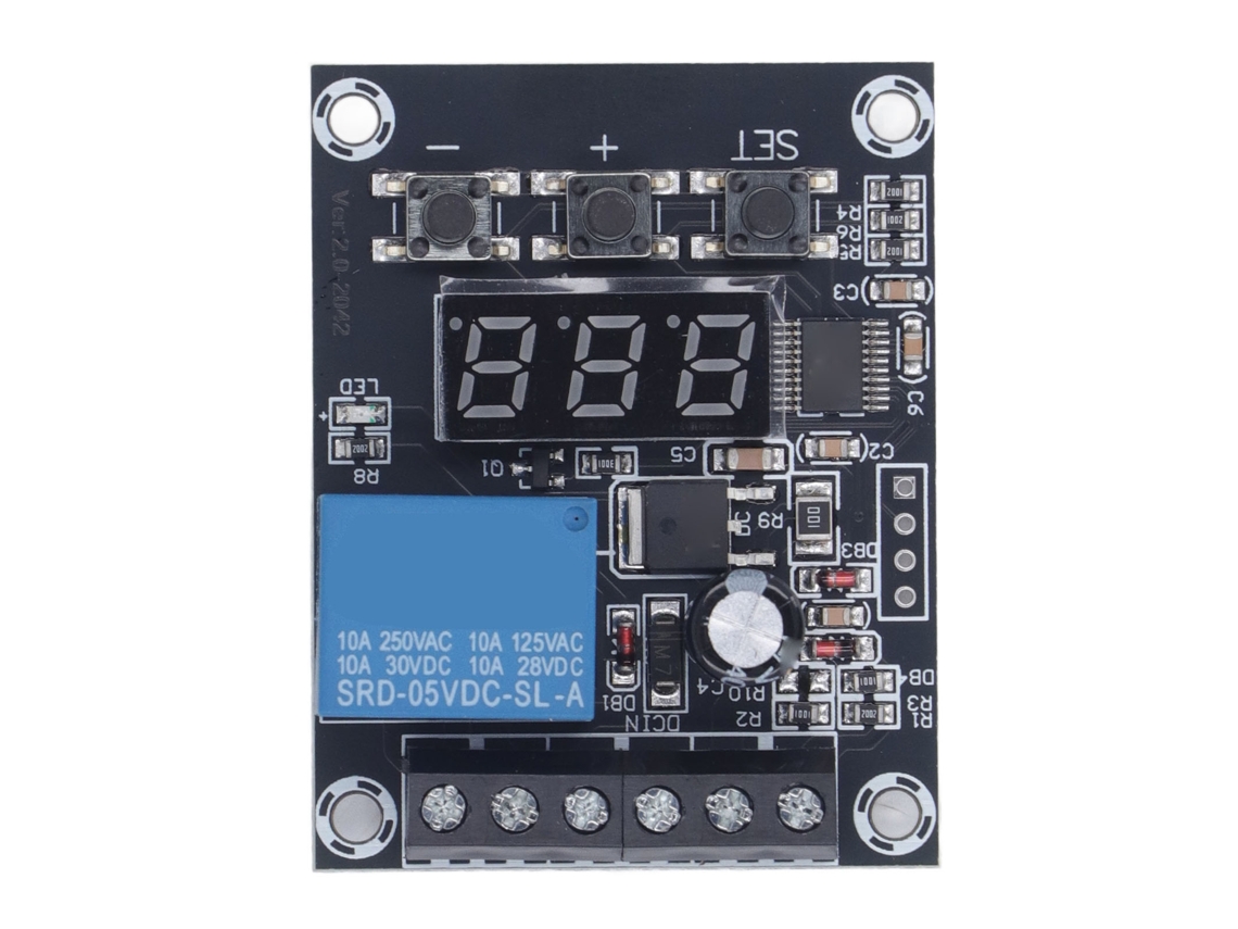Módulo De Relé De 12 V Con Protección Contra Sobretensión/subtensión Y Control De Carga/descarga.