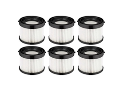 Kit con 6 filtros HEPA para aspiradora Milwaukee CHARM