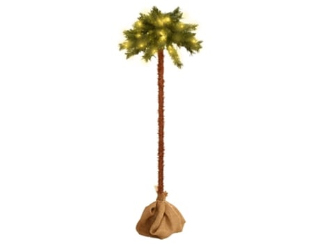 Árbol de Navidad VIDA XL con LED (210 cm)