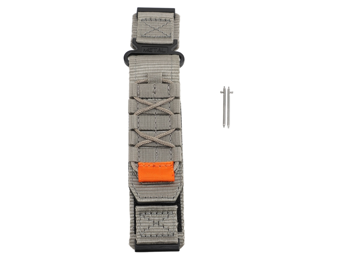 Correa De Nailon Para Reloj Inteligente De 24 Mm, Compatible Con 9 Baro/9/7/d5i (gris)