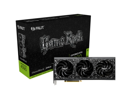 Tarjeta gráfica PALIT Nvida GeForce RTX 4090 GameRock OmniBlack 24Go