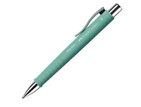 Bolígrafo FABER-CASTELL Poly Ball Xb Azul Verde Bol 5 Unidades