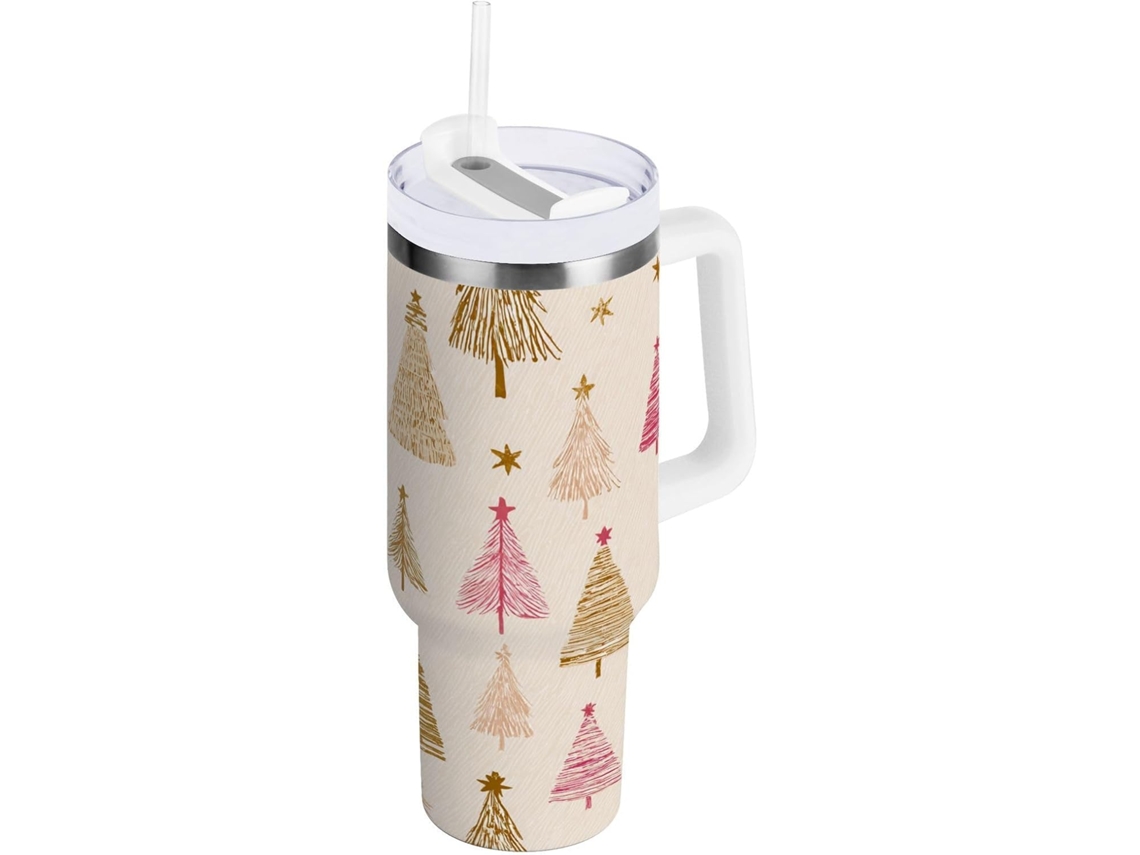 Árbol Navidad Vaso Botella Taza Acero Inoxidable - Vaso Térmico Portátil