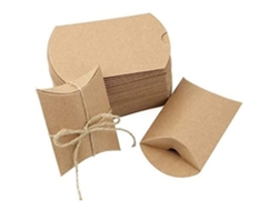 Cajas de almohada con hilo de yute: un embalaje versátil para eventos festivos Kofihety