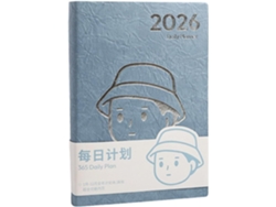 Agenda Diaria 2026 Con 200 Páginas De Cuero Fechadas - Cuaderno Académico Para