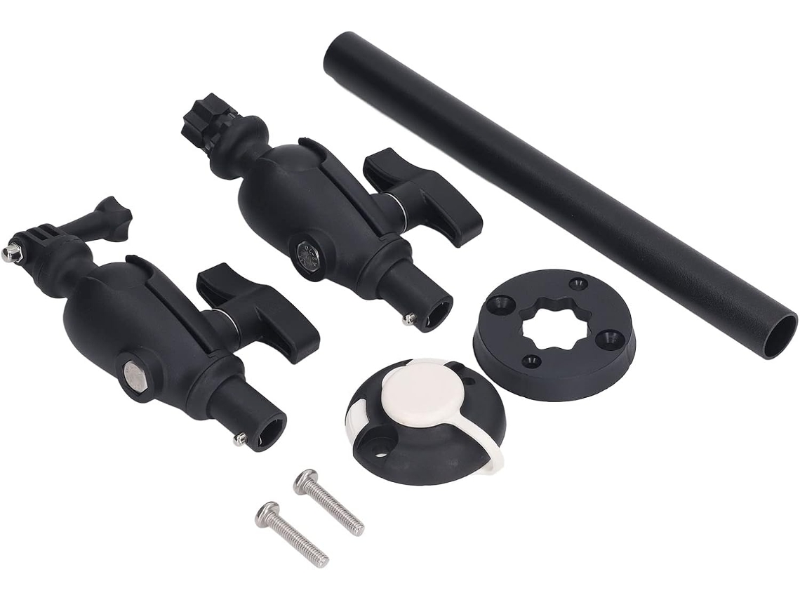 Kit De Montaje De Cámara Para Kayak, Pince Réglable Y Angle Solide Y Léger Bateau Canoë, Nylon