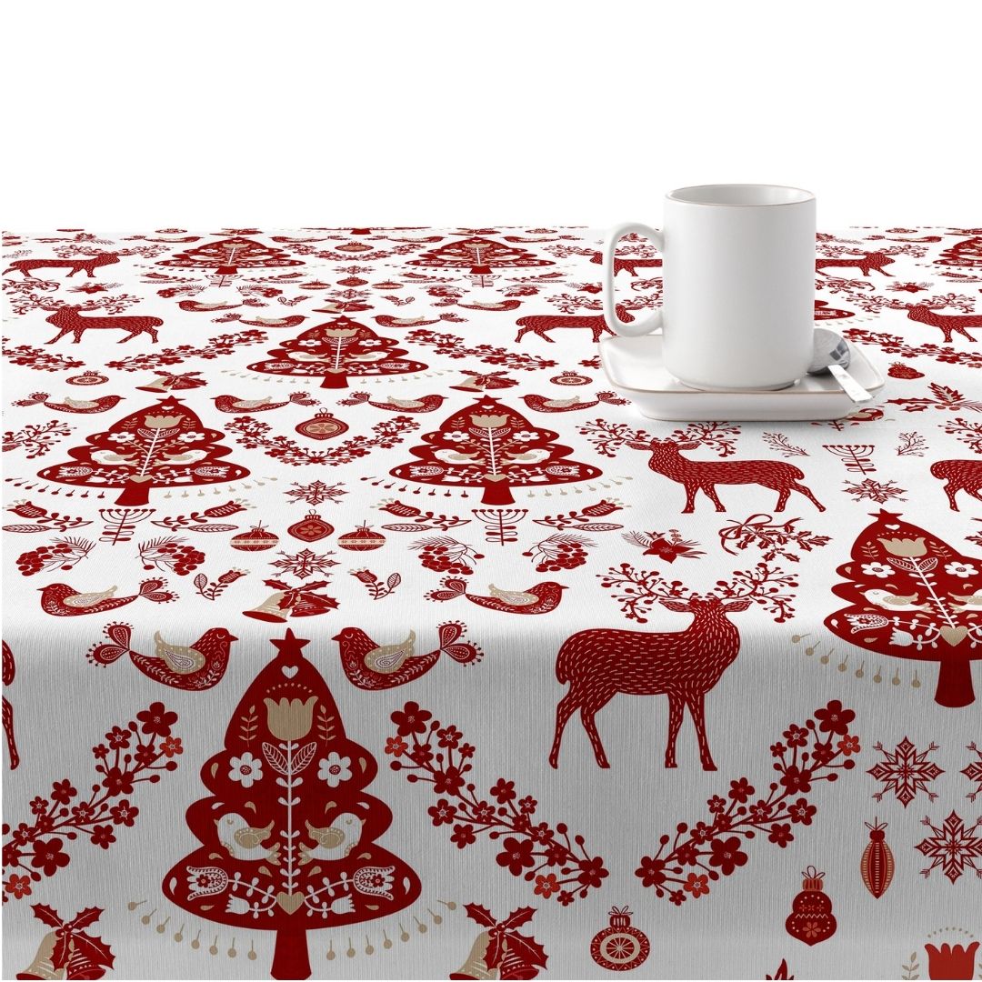 Toalla de Mesa MUARE HOME Christmas (200 x 140 cm - Algodón - Multicolor)