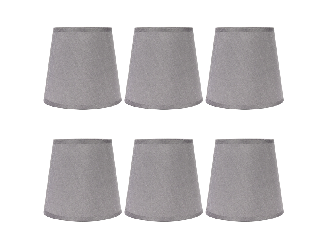 2026-6pcs Lámparas De Tela Moderna Para Lámpara De Pared Y Candelabro Con Rosca E14, Accesorio De Lámpara