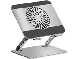 Soporte De Refrigeración Para Portátiles De 10 A 17,3 Pulgadas, Con Altura Ajustable Y Base Giratoria.