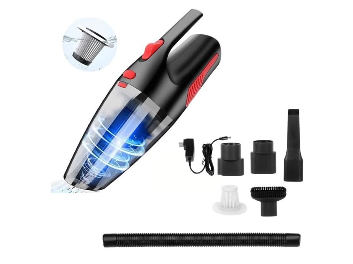Aspirador portátil inalámbrico recargable de 2400 Mah para sofá de coche doméstico