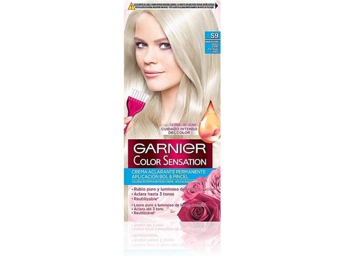 Tinte de Cabello GARNIER Color Sensation S9 Ash Platinum Blonde (Rubio)