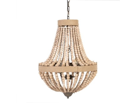 Lámpara de Techo Natural 220-240 V 50x50x67 cm