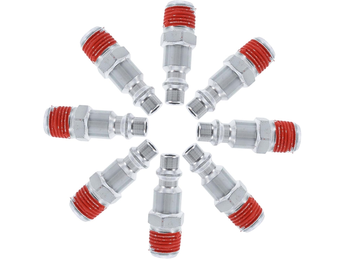 Kit De Reparación De Mangueras De Aire 10 Tapones Npt Macho Conexiones Neumáticas Seguras