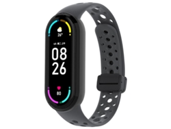 Correa para Xiaomi Smart Band 10/9/8 - Silicona - Cierre magnético negro
