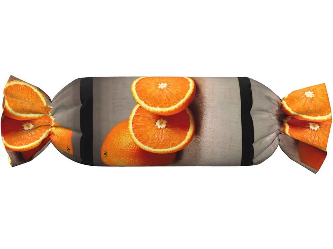 Cojín Cilíndrico Forma Caramelo Felpa Poliéster Espuma Viscoelástica Resistentes Ajustable Fácil Soporte