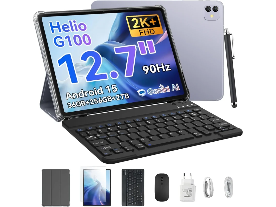 Tablet BLACKVIEW LINK 8 (12.7'' - 36 GB RAM - 256 GB - Púrpura)