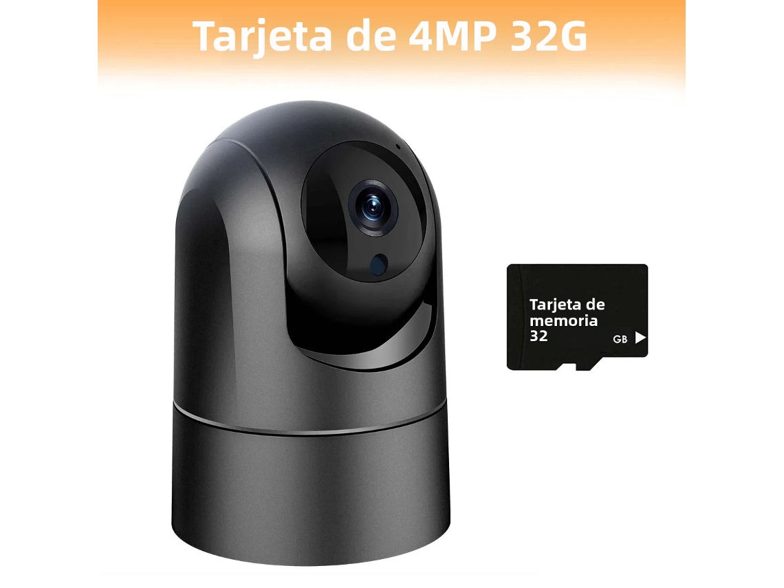 Cámara de seguridad IP Mdug de 4 MP, 32 GB de memoria, 5 GB de Wi-Fi para interiores, para monitor de bebés o minicámara CCTV