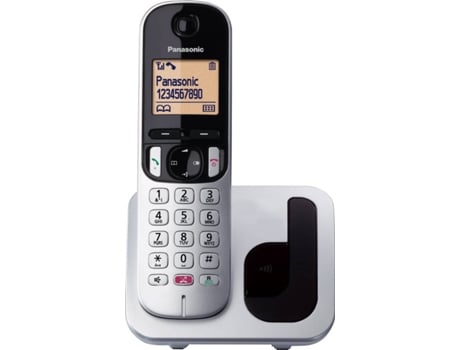 Teléfono Fijo PANASONIC TGC250SPS Plata