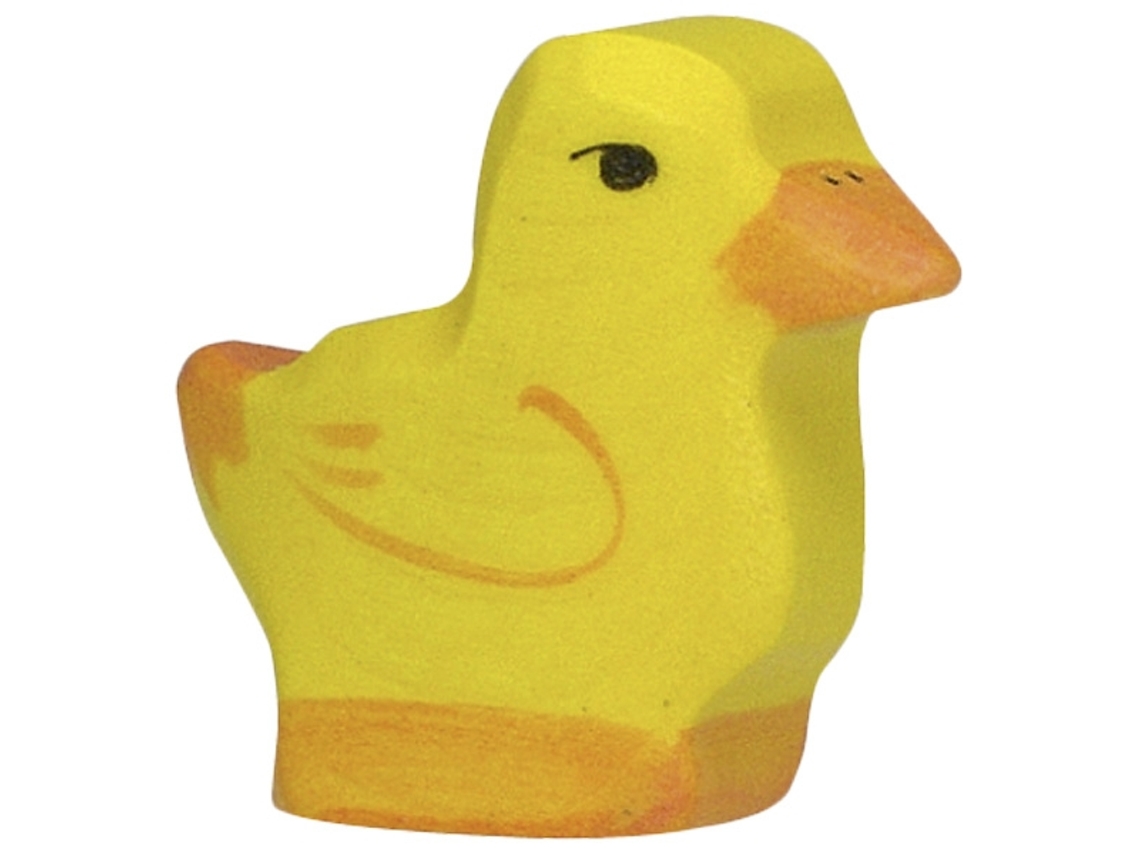 Figuras de Acción HOLZTIGER (Madera - Amarillo - 4 x 1,9 x 4 cm)
