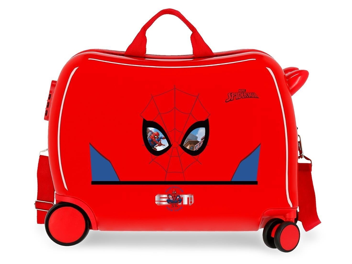 Maleta de Viaje Infantil SPIDERMAN Protector Rojo (50x39x20cm - 34 L)