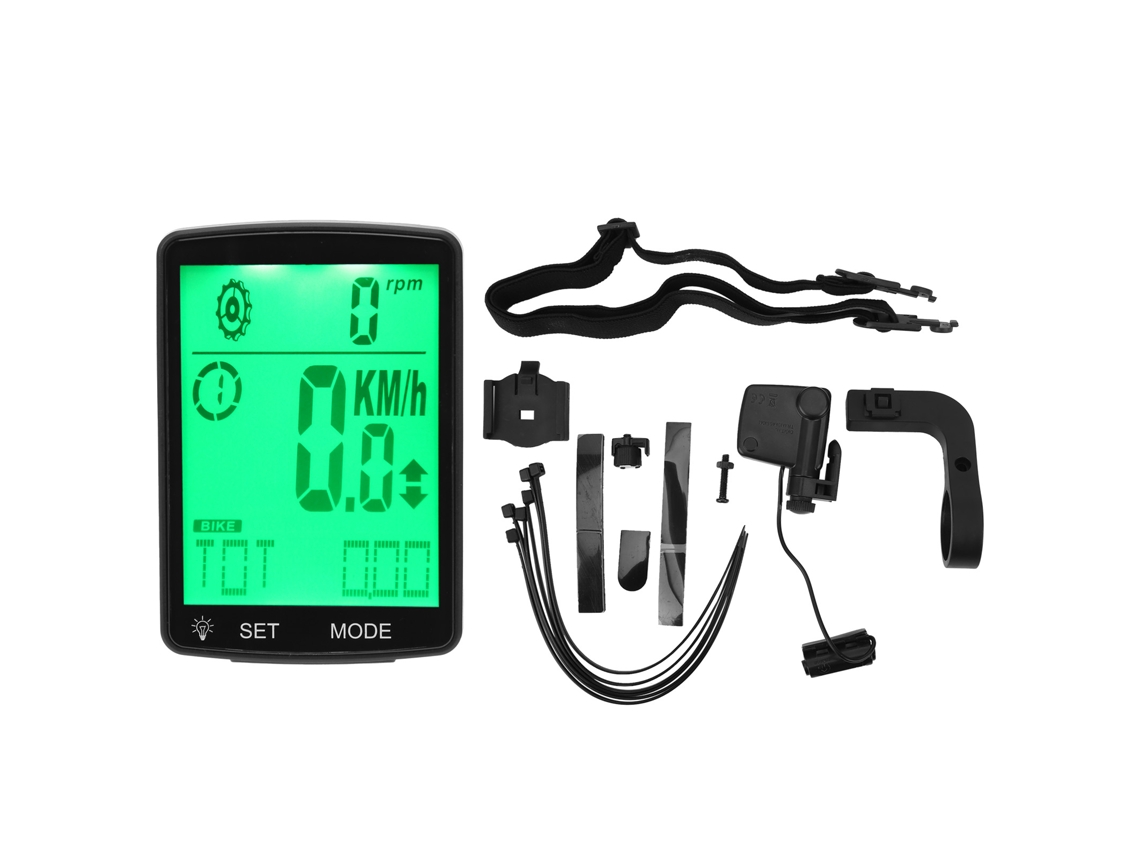 Ciclocomputador Con Pantalla Led De 2,8 Pulgadas, Velocímetro Multifuncional, Cronómetro, Accesorio De Ciclismo Ecológico