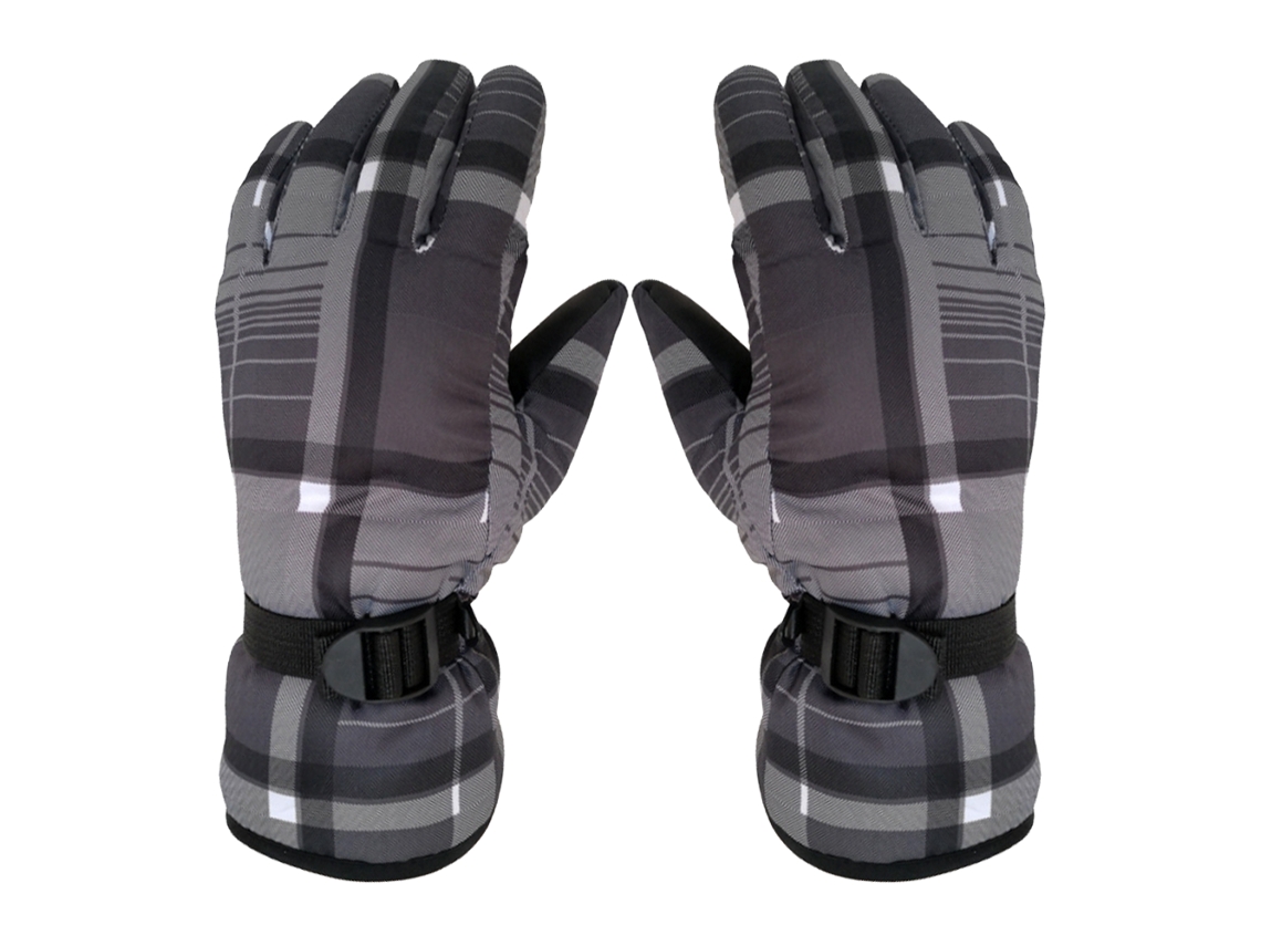 Guantes de esquí impermeables y resistentes al viento con tacto sensible, cálidos guantes de nieve para invierno.