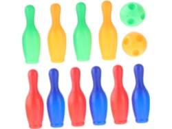 Juego De Bolos De Plástico Azul Para Niños Y Niñas, Juego De Pelota Educativo, 1 Juego, Deporte