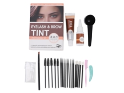 2026-kit De Tinta De Sobrancelhas E Cílios Creme Permanente Tinta De Sobrancelhas E Cílios Para Mulher Castanha