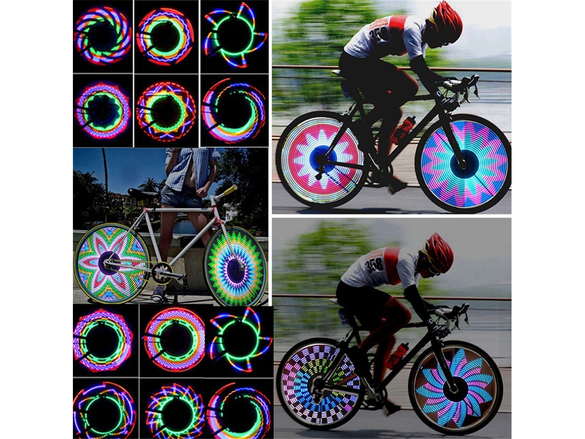 Luces Para Bicicleta Con 32 Patrones Atractivos Luz De Radio Doble Display Luz De Advertencia Para Ciclismo