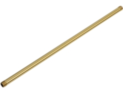 Tubo De Latão De 30 Cm Para Lâmpada, Haste Oca Roscada, Fácil Instalação.