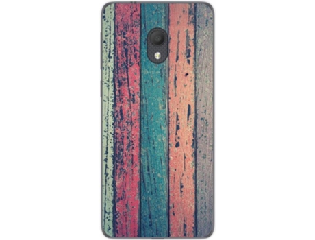 Carcasa Alcatel 1C (2019) TUMUNDOSMARTPHONE Madera 10 Multicolor