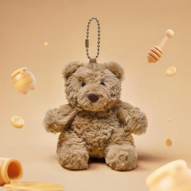 Llavero De Peluche De Oso De 10 Cm, Ideal Para Decorar Bolsos.