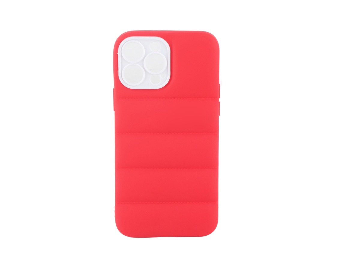 Capa Traseira Protetora Para Iphone 13 Pro Max Design Puffy 3d Anti-impacto Tpu Leve