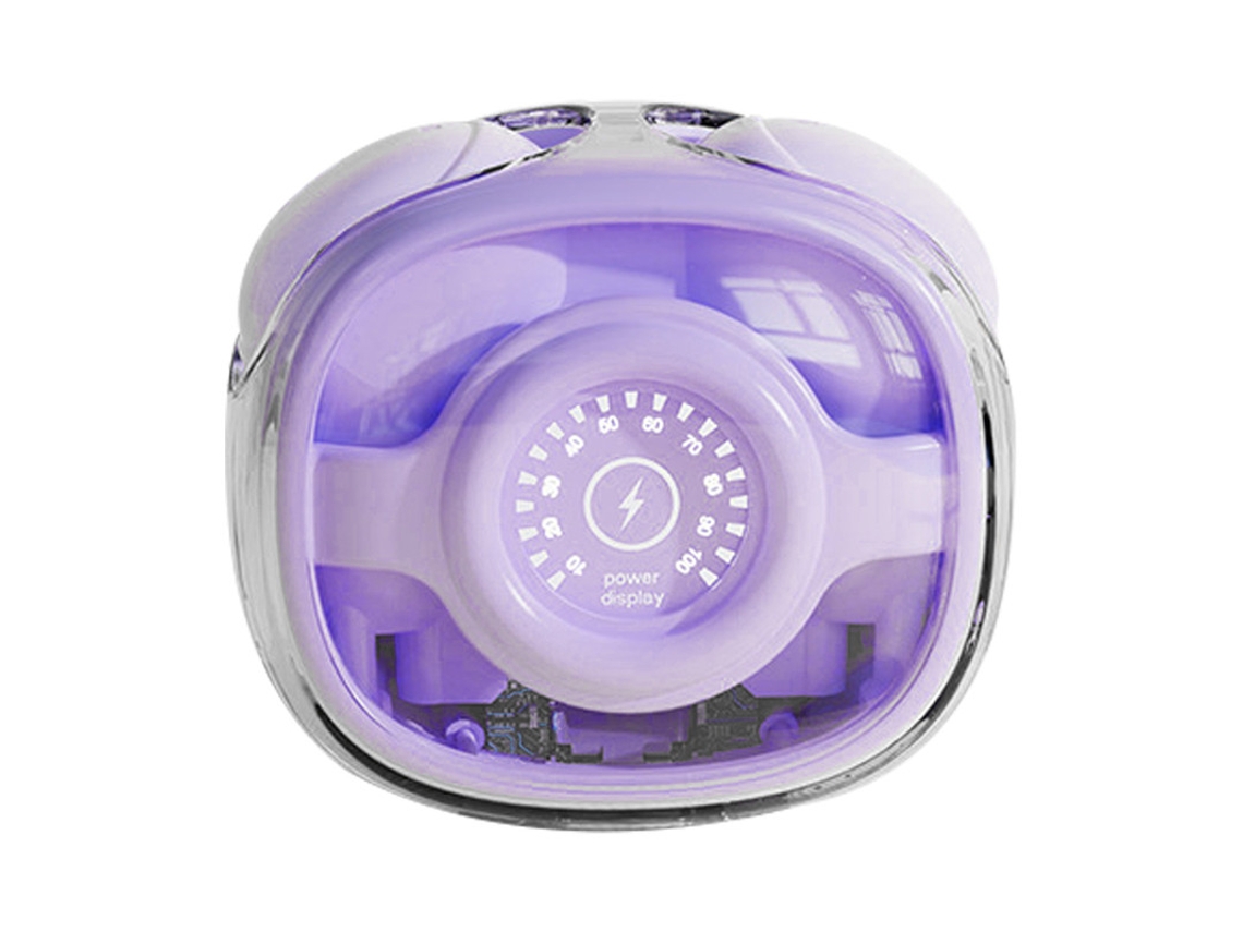 Auriculares Inalámbricos Reducción Ruido Llamada Horas Yizhood Bluetooth Morado