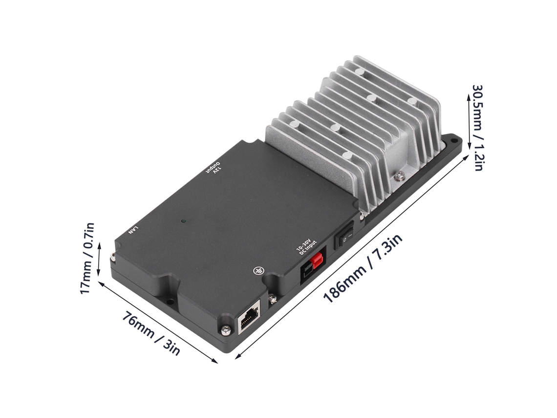 Kit inyector PoE Gige 4 en 1 Dishy Gen 3 para satélite exterior, que convierte 12 V a 56 V CC