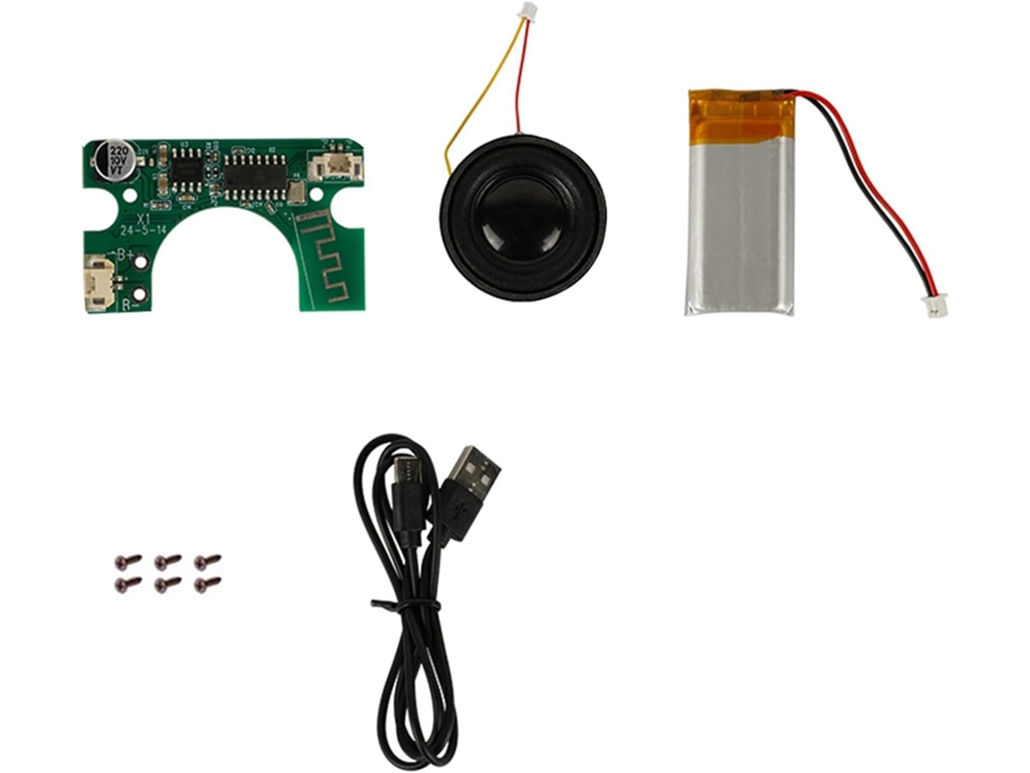 Kit De Altavoz Bluetooth Diy Para Impresión 3d Con Amplificador Estéreo Bt5.0 Y