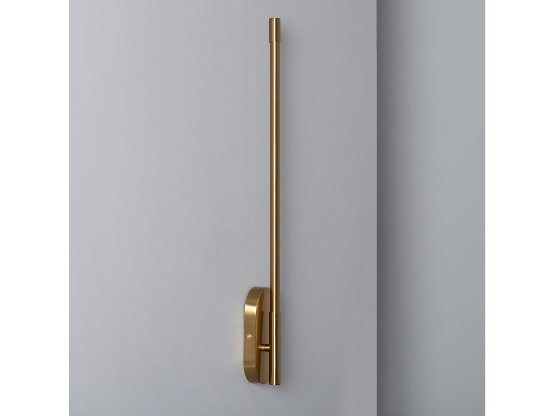 Aplique De Pared Led 8w De Aluminio Belight Dourado