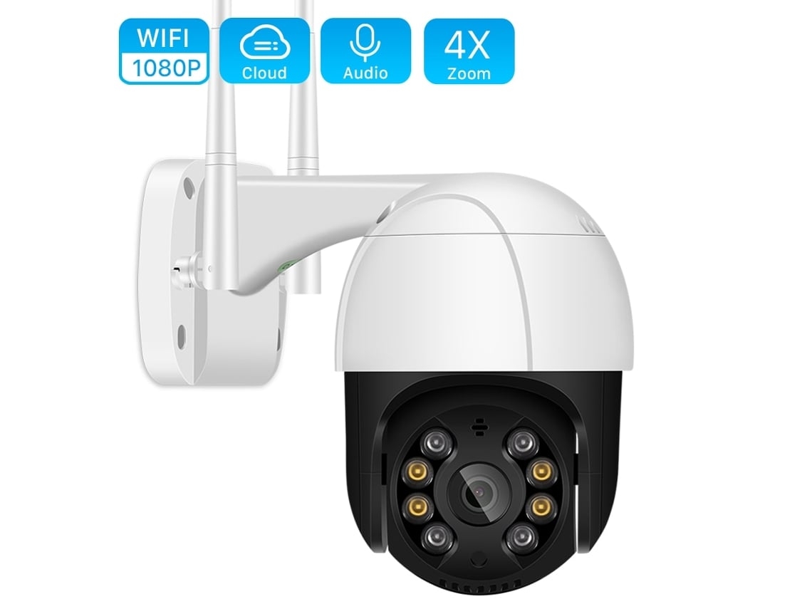 Cámara De Vigilancia 4k Ultra Hd Blanca