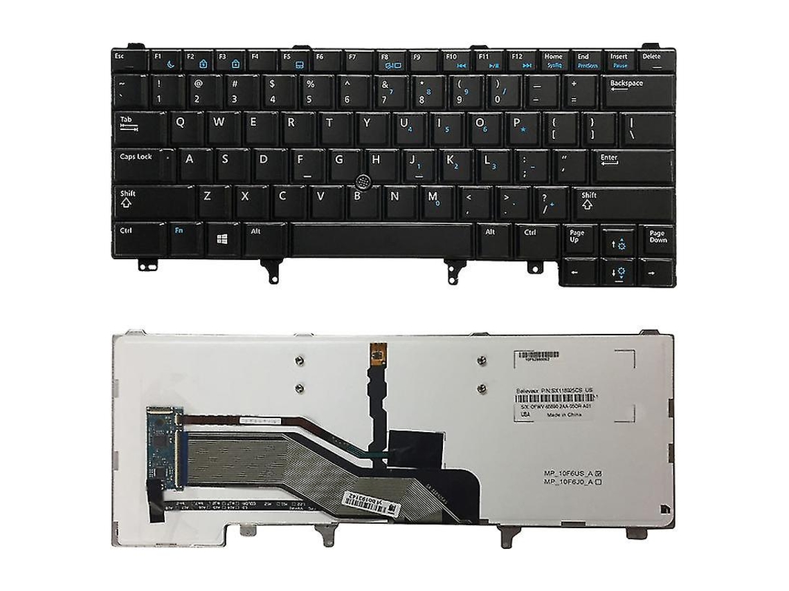 Teclado retroiluminado para Dell Latitude Everley891 (versión estadounidense)