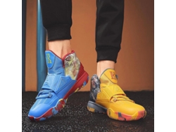 Zapatillas De Baloncesto Para Adolescentes, Antideslizantes, De Caña Alta, Transpirables, Con Protección Para El Tobillo, Cck