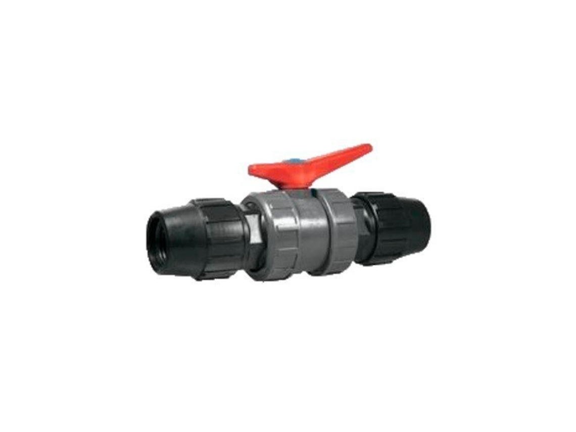 Valvula Esfera Pvc Con Acoples 32mm