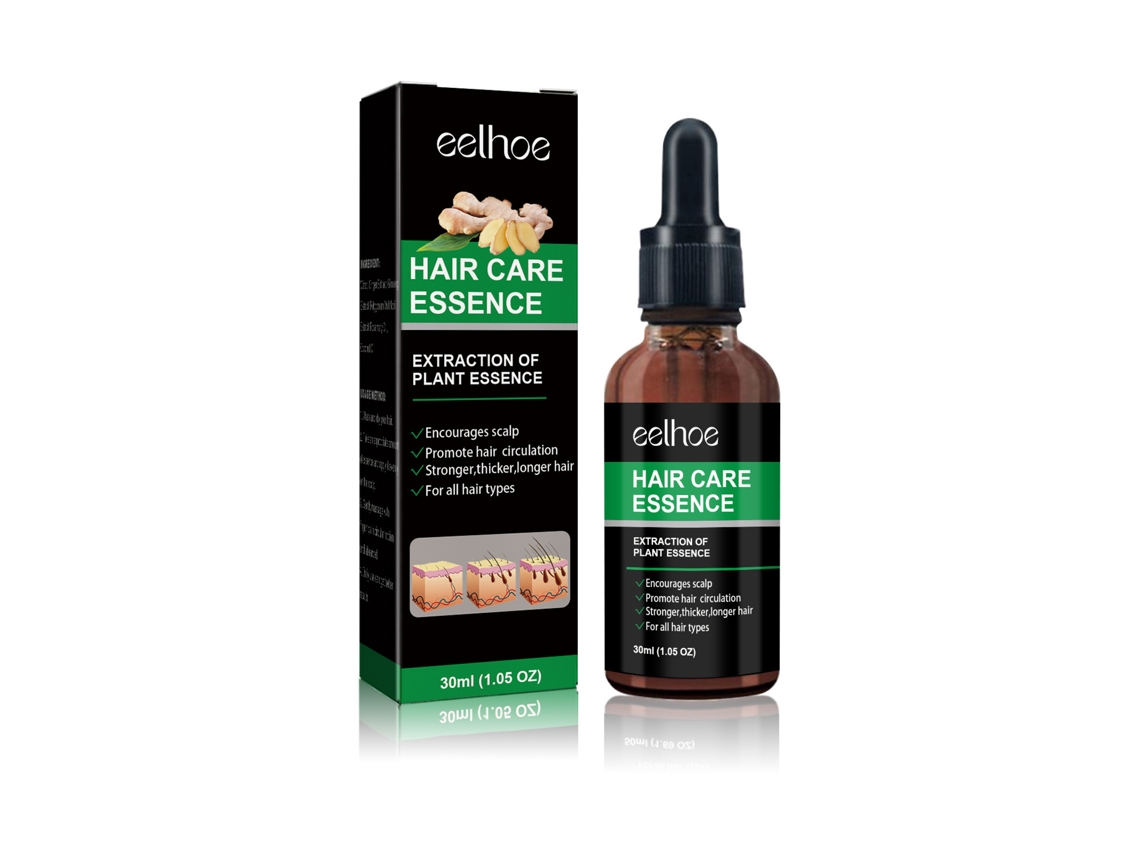 Sérum capilar de jengibre Eelhoe para fortalecer el cabello y combatir la caída.