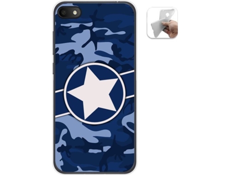 Carcasa Alcatel 1V 2019 TUMUNDOSMARTPHONE Camuflaje 03 Multicolor